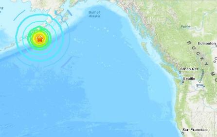 阿拉斯加近海发生强震 民众撤离